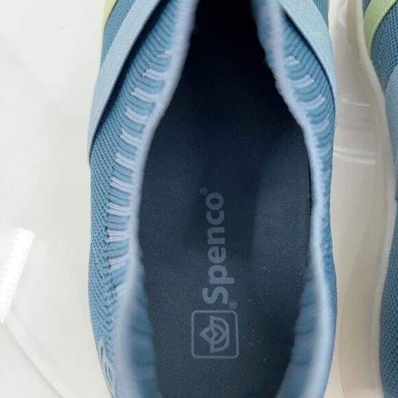 QVC Spenco Women's Karma Stretch Shoe Size 7 D Slip On Knit Blue Sneaker Shoes - Picture 12 of 15